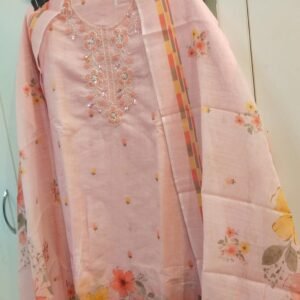 Pink Floral Unstich Suit